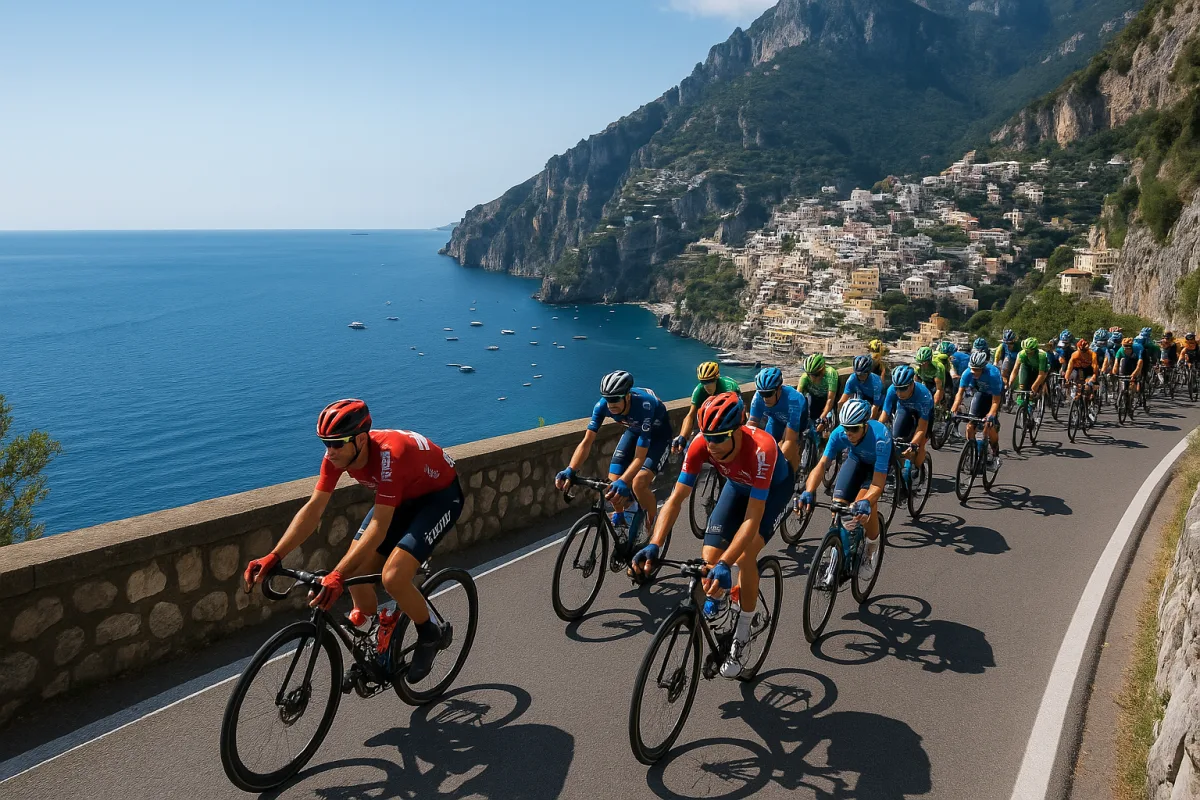 Torna il Giro di Campania il 20 settembre: il percorso attraversa anche la Costiera Amalfitana
