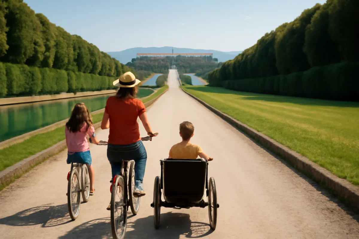 Giardini della Reggia di Caserta con bambini: il percorso che stanca meno