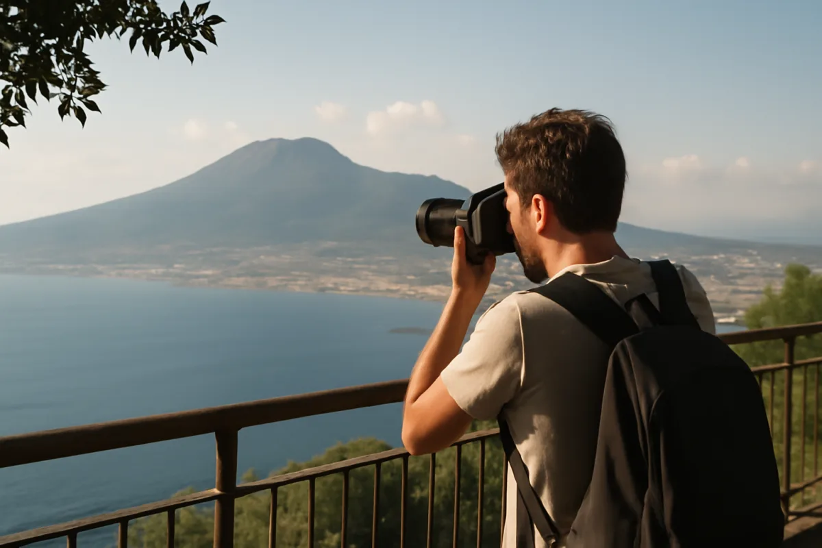 Fotografare il Vesuvio dall'alto: il belvedere che cambia tutto di scatto