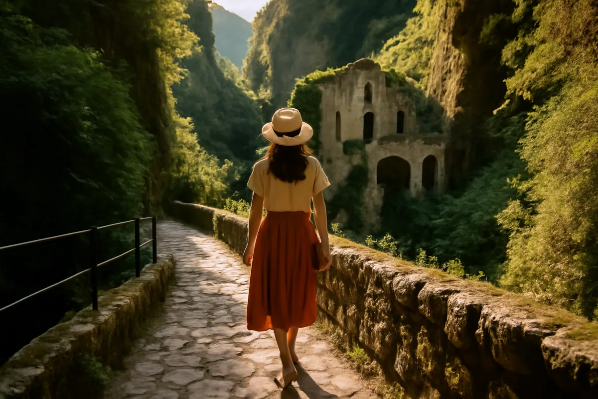 Passeggiata alla Valle dei Mulini ad Amalfi: l'orario in cui la luce è perfetta