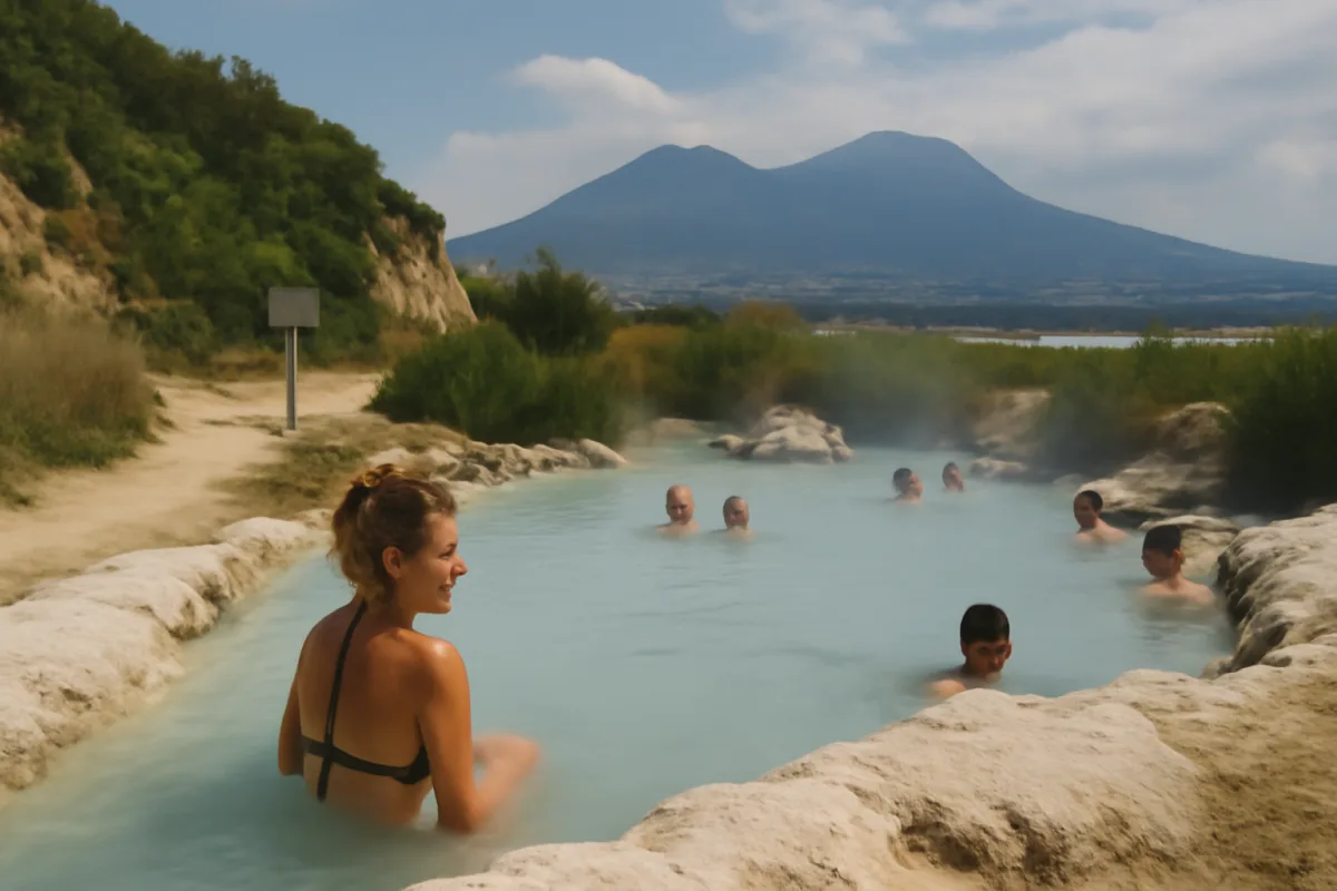 Terme naturali gratuite vicino Napoli: il bacino che non appare sulle mappe comuni