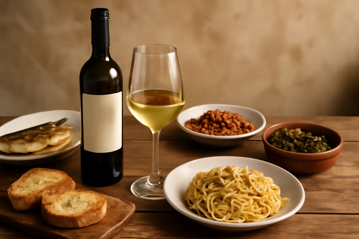 Falanghina del Sannio abbinata al cibo: i piatti locali che esaltano ogni calice