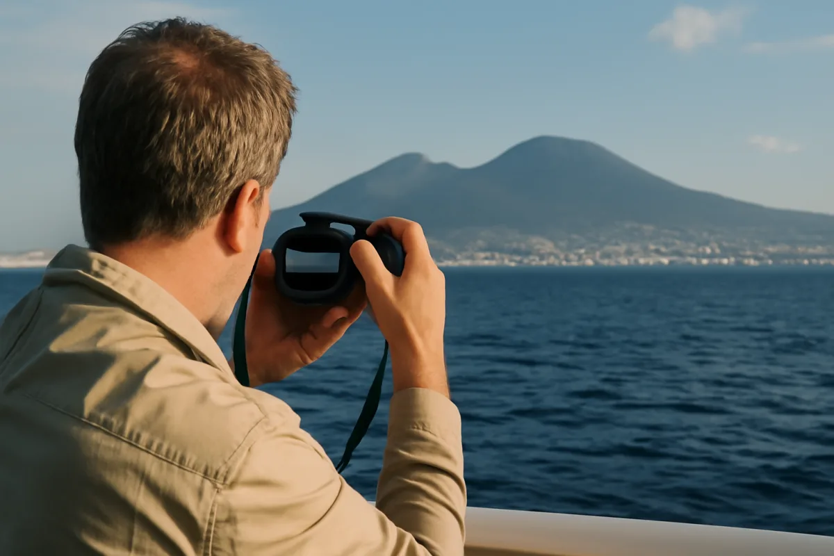 Fotografare il Vesuvio dal mare: il punto esatto che nessuna app segna sulla mappa