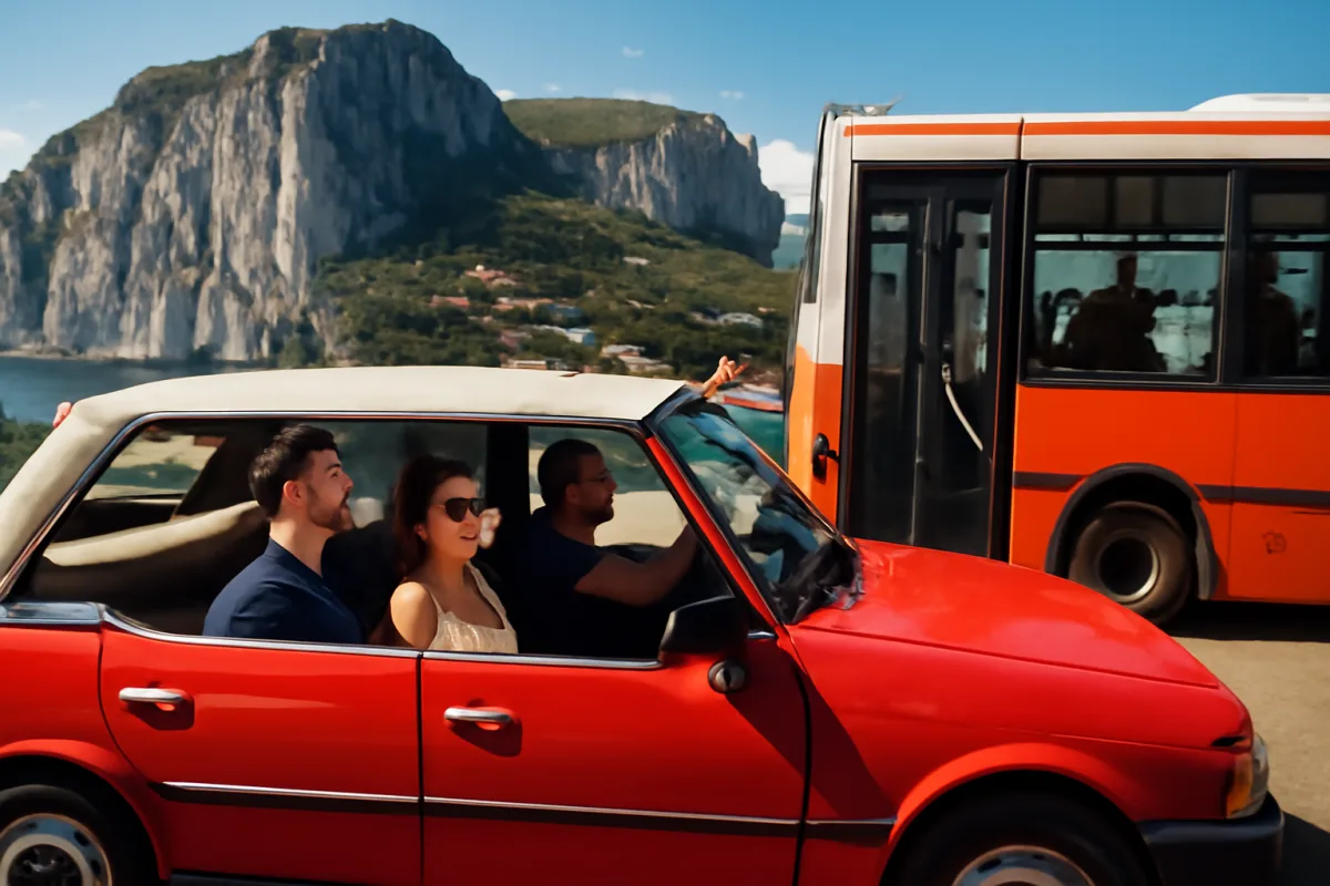 Spostamenti a Capri in giornata: l'alternativa ai bus che quasi nessuno prende