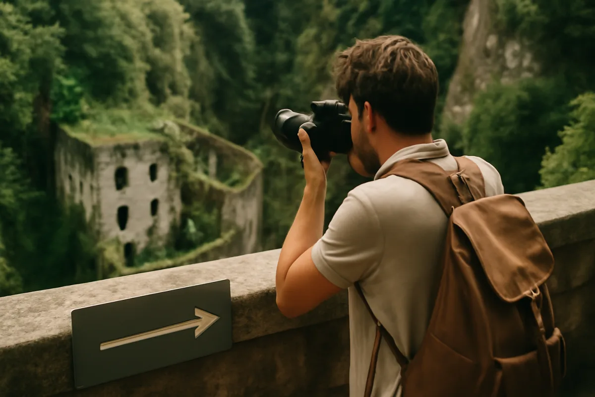 Fotografare la Valle dei Mulini ad Amalfi: il punto esatto per lo scatto migliore