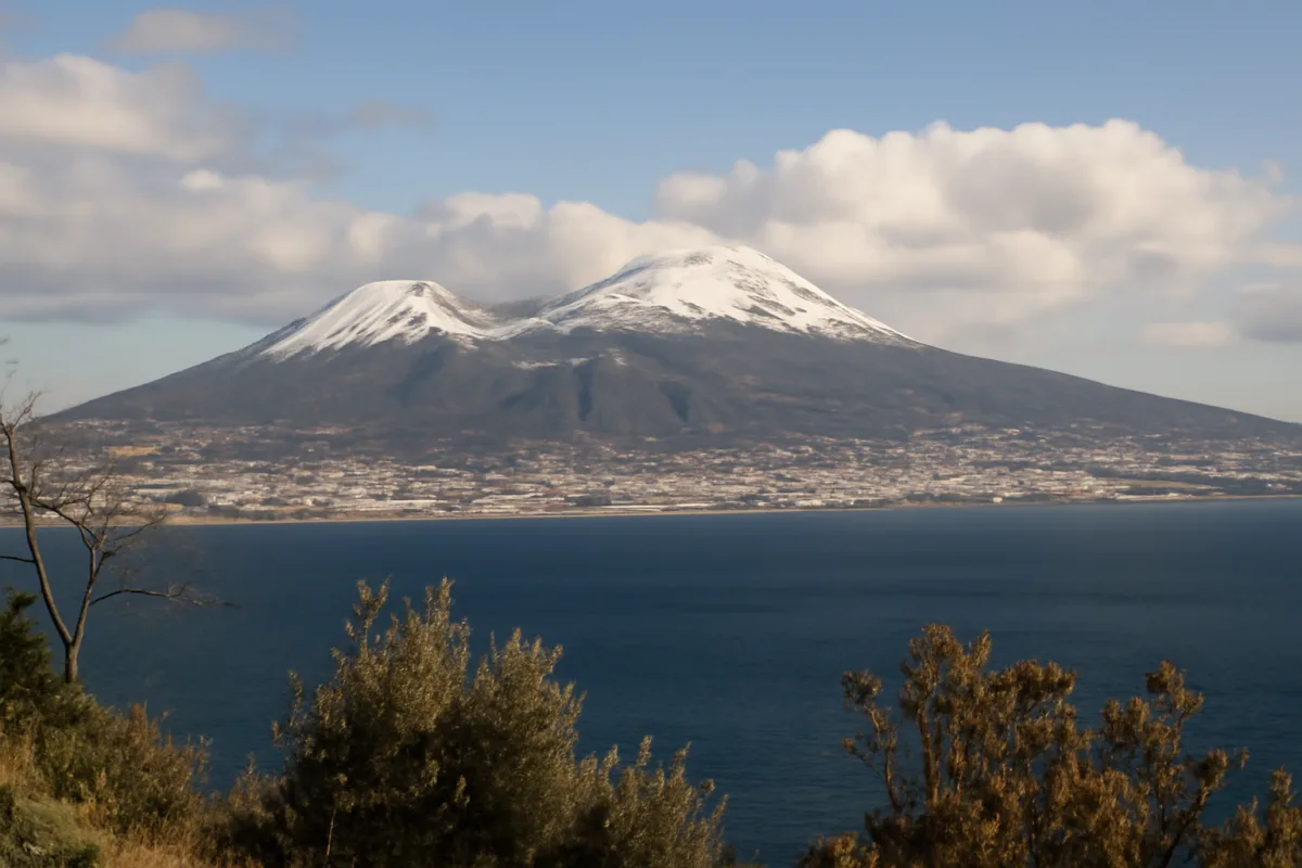Fotografie del Vesuvio in inverno: la stagione che regala scenari impossibili d'estate