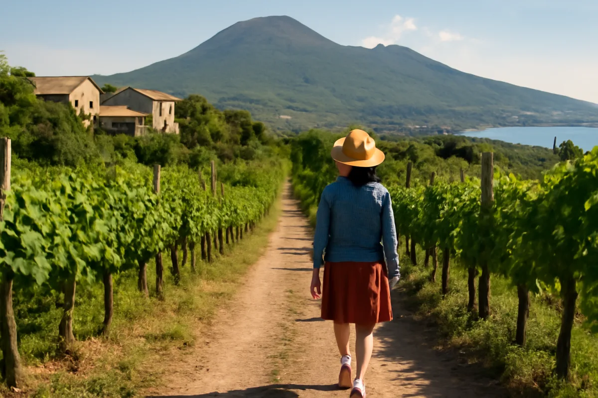 Passeggiata tra le viti del Vesuvio: il tratto panoramico che parte dal borgo